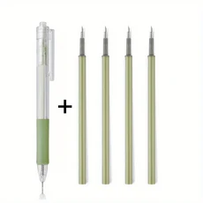 에어캡 절단기 5PCS 아트 유틸리티 나이프 펜 스크랩북 절단 도구 패키지 박스 오프너 학교 용품 DIY 공예, 03 Green