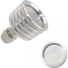 홀 하이 프레셔 워시 헤드 노즐 14 퀵 커넥트 어댑터 포함 스테인리스 강 부드러운 비 내림 분무기 차량 타이어 세척 정원 물뿌리개 0.3mm