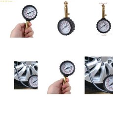 읽기 다이얼 타이어 압력 게이지 자동차 트럭 자전거용 전문, 1개