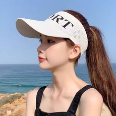 防曬帽 寬簷 遮臉護頸 UPF50+, SP帽 - 白色