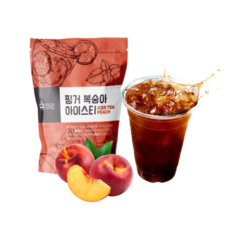 핑거 복숭아 아이스티 분말 대용량 800g 자판기용, 1개