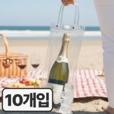 포미온 와인 칠링백 PVC 샴페인 쿨링백, 10개, 3L