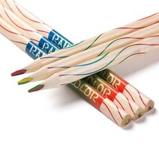 ThEast 아이들을 위한 발렌타인 데이 선물 무지개 연필 파티 선물 30개 청소년을 위한 부활절 바구니 스터퍼 필수품 아동용 4 in 1 색연필 선물 가방 스터퍼, 10, Contemporary