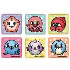 오너클랜 앙쥬 미끄럼방지패드-바다6P 미끄럼방지 욕실용품 미, 본제품구매