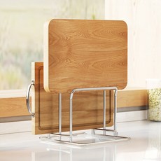 필굿리빙 304 스텐 도마 거치대, 실버, 1개