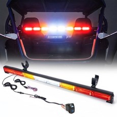 Xprite 91.4cm(36인치) COB LED 체이스 스트로브 라이트 바 오프로드 안전 플래시 후면 라이트바 브레이크 역방향 및 방향 지시등 포함 UTV ATV, G5-RRYWWYRR, 1개, G5-RRYWWYRR