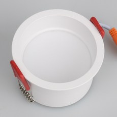 아이즈 2.5인치 10w 움푹다운라이트 백색바디 주백색 4000K 타공65mm, 1개