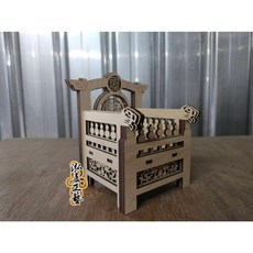 泓展工藝 DIY系列 模型請椅 迷你請椅, 1個, 請椅DIY零件組(需自行組裝), N/A