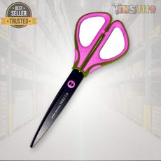 티엔에스 포코스 SF-202 이지컷 가위 핑크 80x202x12mm 사무용 가위