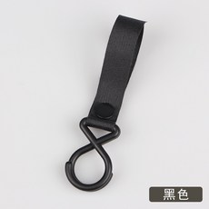 嬰兒推車通用掛鉤, 黑色, 1個