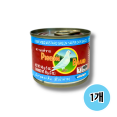 태국 피죤 갓절임 캔 피클드 머스타드 그린 / Thai Pickled Mustard Green, 1개, 140g