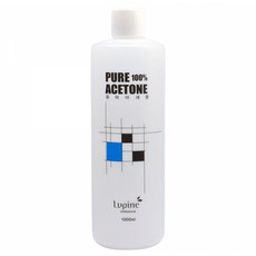 루핀 퓨어아세톤 1000ml 안전캡 쏙오프 젤네일제거, 1L, 1개
