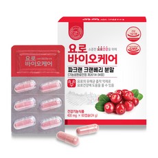 요로건강 파크랜 크랜베리 요로바이오케어 400mg / 60캡슐 1개월, 1박스, 60정
