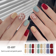 Sevalo 솔라젤 네일스트립 반경화젤네일, 20개, ES-697
