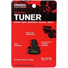 D'Addario MICRO Tuner 夾式調音器 - 吉他、貝斯、曼陀林、烏克麗麗、班鳩琴適用, 1個