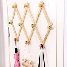 원목 벽걸이 옷걸이 벽행거, 일반, 1