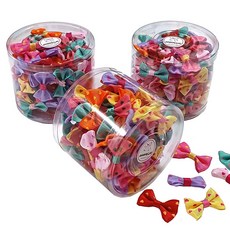 미니리본 대 하트 100개입 리본타이 포장리본, 1통