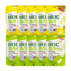 종근당 비타C젤리 오렌지 (5봉) + 샤인머스켓 (5봉), 1세트, 420g 1세트, 420g
