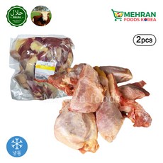 라바이크 할랄 냉동 노계치킨 절단육 1.3kg, 2개