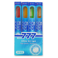 페리오777칫솔（탄.력있는둥근칫솔모）1박스20개, 20개입, 1개