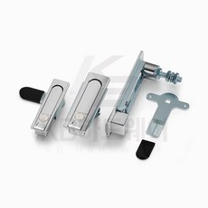 AF-3350 푸쉬턴핸들 배전함 분전함 판넬 손잡이 동일키 기계핸들 분전반 배전반 제어반 아연합금 KB하드웨어 KB메탈 (구 AF-51), AF-3350-2, 크롬도금 중, 1개