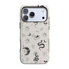 Casely 아이폰 16 프로 맥스 케이스 | 고스 걸리 블랙 리본 대담한 보호 디자인 MagSafe와 호환, iPhone 17 Pro Max, No Further Explanation | Snake
