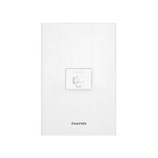 나노전기 아트2 8P 매입모듈 SIMPLE 화이트, 1개