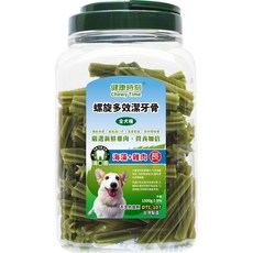 COCO健康時刻 DTC系列 螺旋多效 桶裝 寵物潔牙骨, 1個, DTC107海藻+雞肉(長)