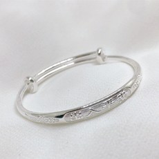 儒家寶寶 純銀 S999 寶寶手鐲 出入平安 彌月禮 親子飾品, 細版(2 2.5錢), 1個