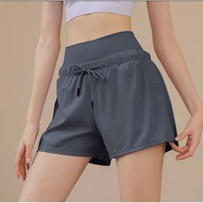 Smell Memory女款2in1雙口袋運動短褲