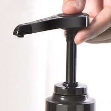 주방 펌핑업 주방 세제 리필용기 디스펜서 세제통 펌프용기, 1개, 블랙