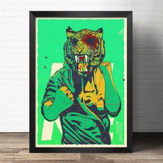 인테리어포스터 게임포스터 벽장식 아트포스터 데코소품, 40x60cm, 사진용지 포스터 (양면 접착), 12