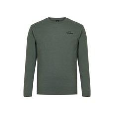 EIDER POP 잠재권축 남성 긴팔 라운드 티셔츠_Forest khaki DMP26285JW 114288