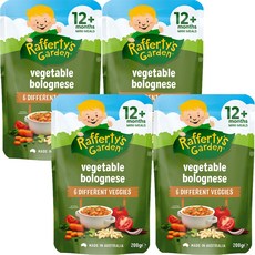 래퍼티스 가든 야채 볼로네제, 4개, 200g