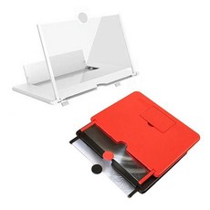 스마트폰 확대스크린 3가지 사이즈/ 보관이 편리한 접이식, 상세페이지 참조, 폰확대스크린12인치(블랙)