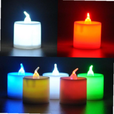 티라이트초 LED티라이트초(대형)티라이트초 촛불이벤트 프로포즈, 레드