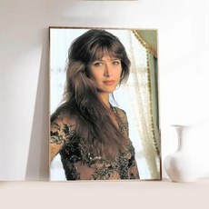 여배우 포스터 접착 아트 방수 종이 스티커 커피 하우스 룸 벽장식, 1개, G. z4