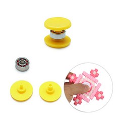 디폼블럭8mm320개 세트&부자재, B05_디폼블럭8mm 스피너부품노랑색(5개)2.1cm