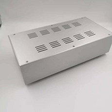黑金剛全鋁機箱 1973 前後級功放外殼 DYI 膽機外殼 鋁型材 DAC 解碼器, 1個, 白色