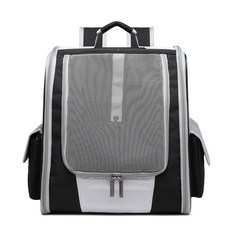 朋派新款可摺疊寵物拉桿箱狗狗外出旅行寵物包可雙肩背貓袋子狗包, 1個, 黑色