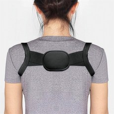 파파손군샵 자세교정 말린 어깨 지지 밴드 거북목방지, 블랙(L)