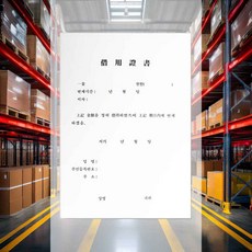 임대차계약서 A4 1개 사무용품 오피스문서 문구용품 외상매출 가계부 세금처리