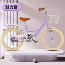 자전거 초등학생자전거 20인치 어린이용 주니어 입문용 아이 어린이자전거, C. 22인치, B. 퍼플