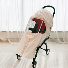 와우베이비 스토케 베이비젠 요요 전용 방풍 사계절커버 체크베이지 (휴대용 유모차 호환가능)