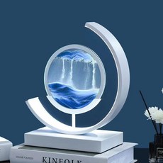 사는잼 LED 모래멍 모래시계 액자 무드등 취침등 수유등 수면등 집들이선물 밝기조절가능