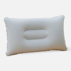 휴대용 에어베개 캠핑 목쿠션 차박 백패킹 필로우 야외 침구 용품, 네이비, 1개