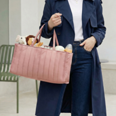 웨이백홈 가방형 기저귀 정리함, 1개, 핑크