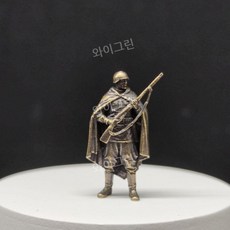소비에트 스카우트 군인 특수부대 미니어처 피규어 모델 인형 도색용, 1개