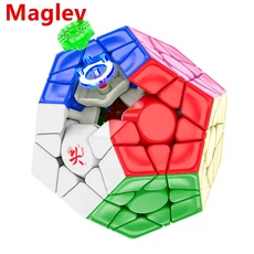 다얀 구홍 프로+M 3x3 큐브 자석 마그네틱 전문가용 스티커리스 퍼즐 장난감 어른 선물 마히코, 02 Maglev