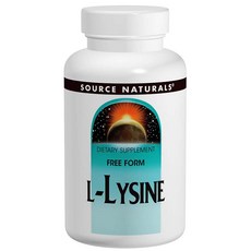 SOURCE NATURALS L-離胺酸補充膠囊 500mg, 200顆, 1罐